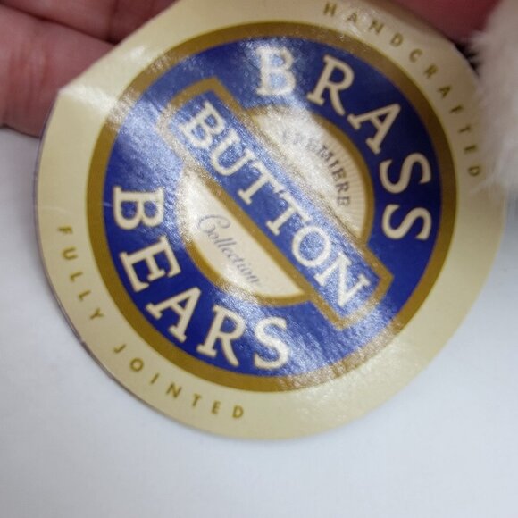 Brass Button Bear Collection Taylor Sailor Handcrafted Fully Jointed Tags Vtg - Picture 3 of 7